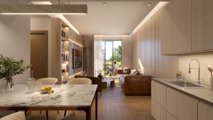 05-1754889270-4293-1754894346 Phối cảnh căn hộ Eco Riverside có giá từ 1,3 tỷ đồng tại dự án. Ảnh: Ecopark Hải Dương