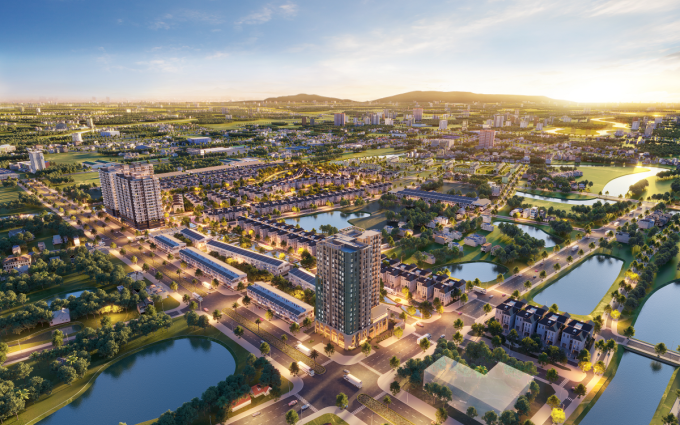 1-1754885330-6596-1754885514 Phối cảnh phân khu cao tầng Heritage Collection do Mipec làm chủ đầu tư. Ảnh: Mipec