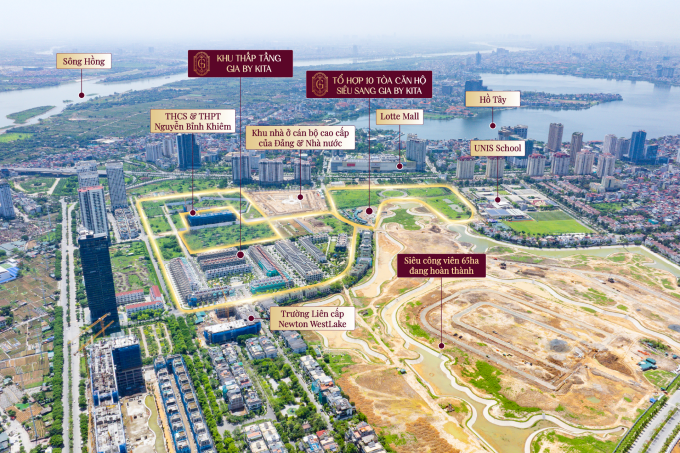 1-1755245498-4594-1755245978 Vị trí của phân khu GIA22 thuộc dự án GIA by Kita. Ảnh: Kita Group