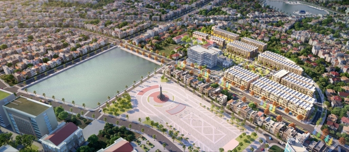 1-1755489781-2430-1755490140 Phối cảnh dự án Bích Sơn Central Point nằm tại phường Việt Yên, Bắc Ninh. Ảnh: SGO Land