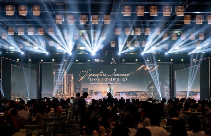 1-1755510837-6295-1755566833 Đông đảo khách mời dự sự kiện Signature Journey - Hành trình rực rỡ.. Ảnh: BIM Land