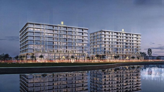 Với 2 tòa tháp cao 17 tầng, dự án được tích hợp hệ tiện ích theo chuẩn quốc tế như công nghệ đỗ xe tự động ứng dụng AI & Robot, thang máy riêng cho xe sang, dịch vụ đỗ xe tại hầm, trả xe tại sảnh chuẩn khách sạn 5 sao.... Ảnh: nguồn ảnh