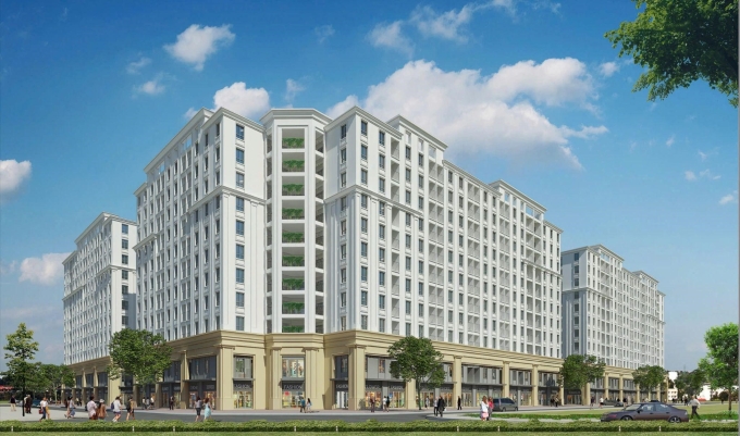 2-1754638283-8922-1754644576 Dự án được thụ hưởng hệ thống hạ tầng kỹ thuật đồng bộ. Ảnh: