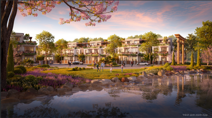 2-1755063255-9793-1755137522 Phối cảnh khu thấp tầng tại dự án. Ảnh: