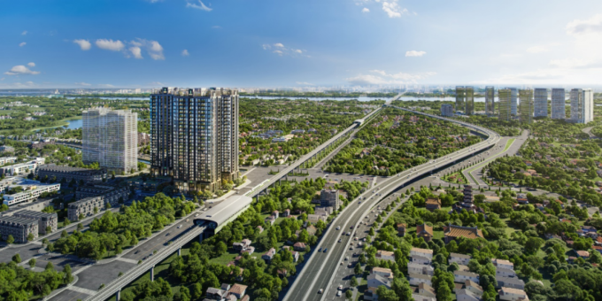 2-1755074923-6891-1755074995 Jade Square sở hữu vị trí chiến lược, cách quy hoạch trụ sở của 11 bộ, ngành tại Tây Hồ Tây 5 phút di chuyển. Ảnh: JS