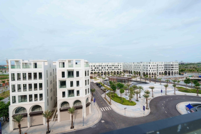 Các căn shoptique đã hoàn thiện và sẵn sàng khai thác kinh doanh. Ảnh: Masterise Homes