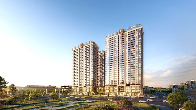 3-1754290581-4284-1754356086 Jade Square ngay liền kề nhà ga metro tuyến số 6, trên đường Nguyễn Đình Tứ. Ảnh: JS