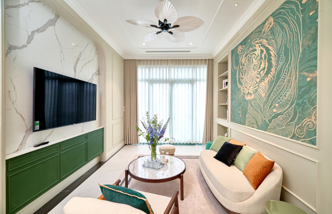 3-1754704185-5902-1754704526 Không gian sống cá nhân hóa, phản ánh gu thẩm mỹ gia chủ. Ảnh: Ánh Dương