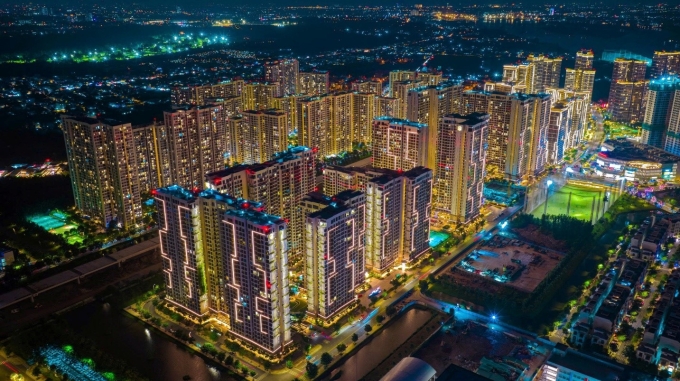 3-1755142604-8588-1755242289 Masteri Centre Point và Lumière Boulevard tọa lạc tại trung tâm đại đô thị Grand Park. Ảnh: nguồn