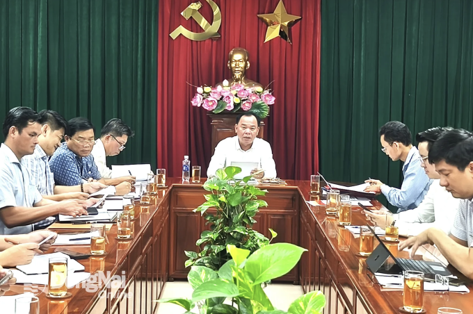 Chủ tịch UBND tỉnh Đồng Nai tại làm việc với đại diện 3 khu công nghiệp. Ảnh: UBND Đồng Nai